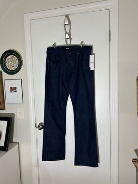 Hudson Jeans Dark Blue Clifton Bootcut Jeans 34